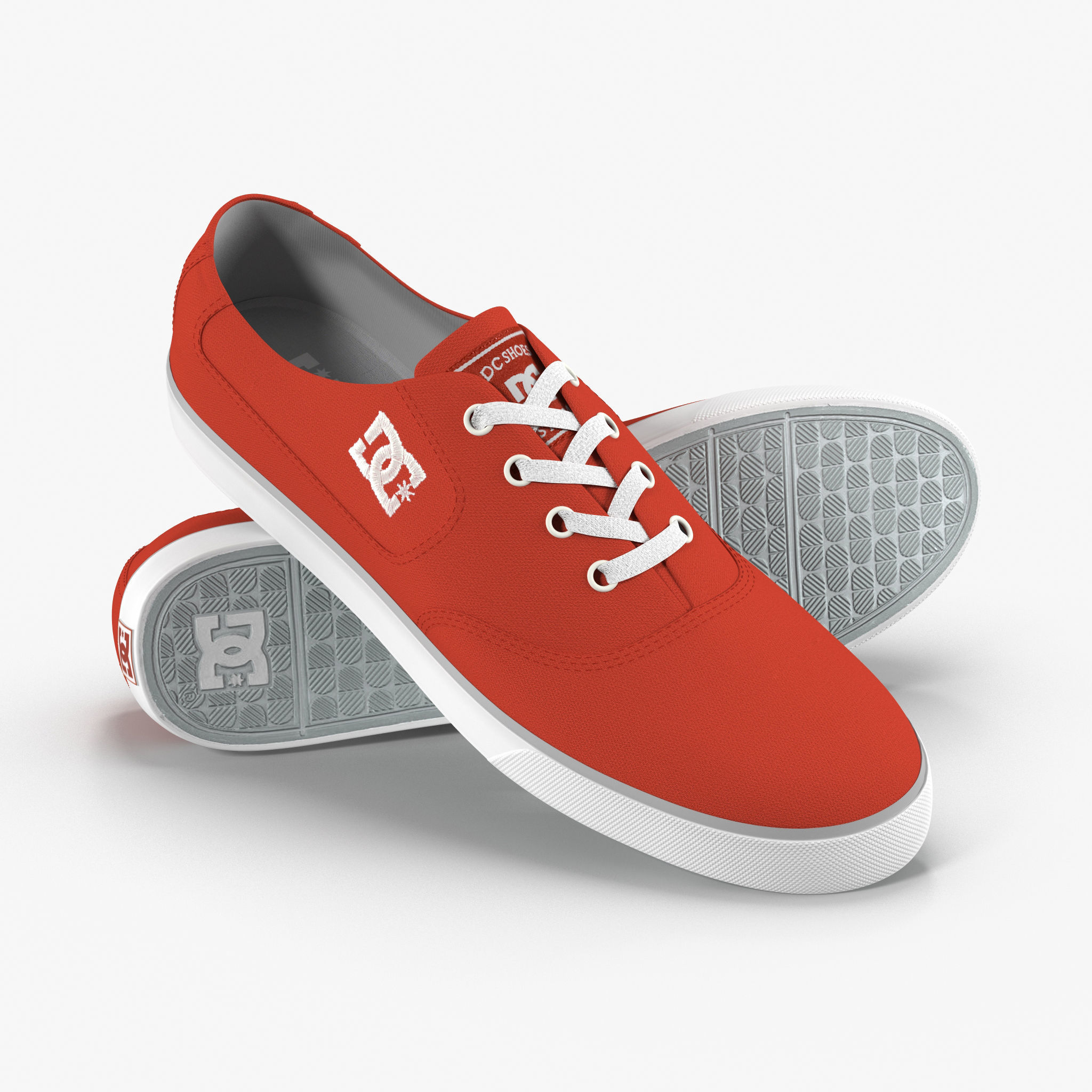 DC Shoes - Flash TX - 10 Colors Low-poly 3D model_23
