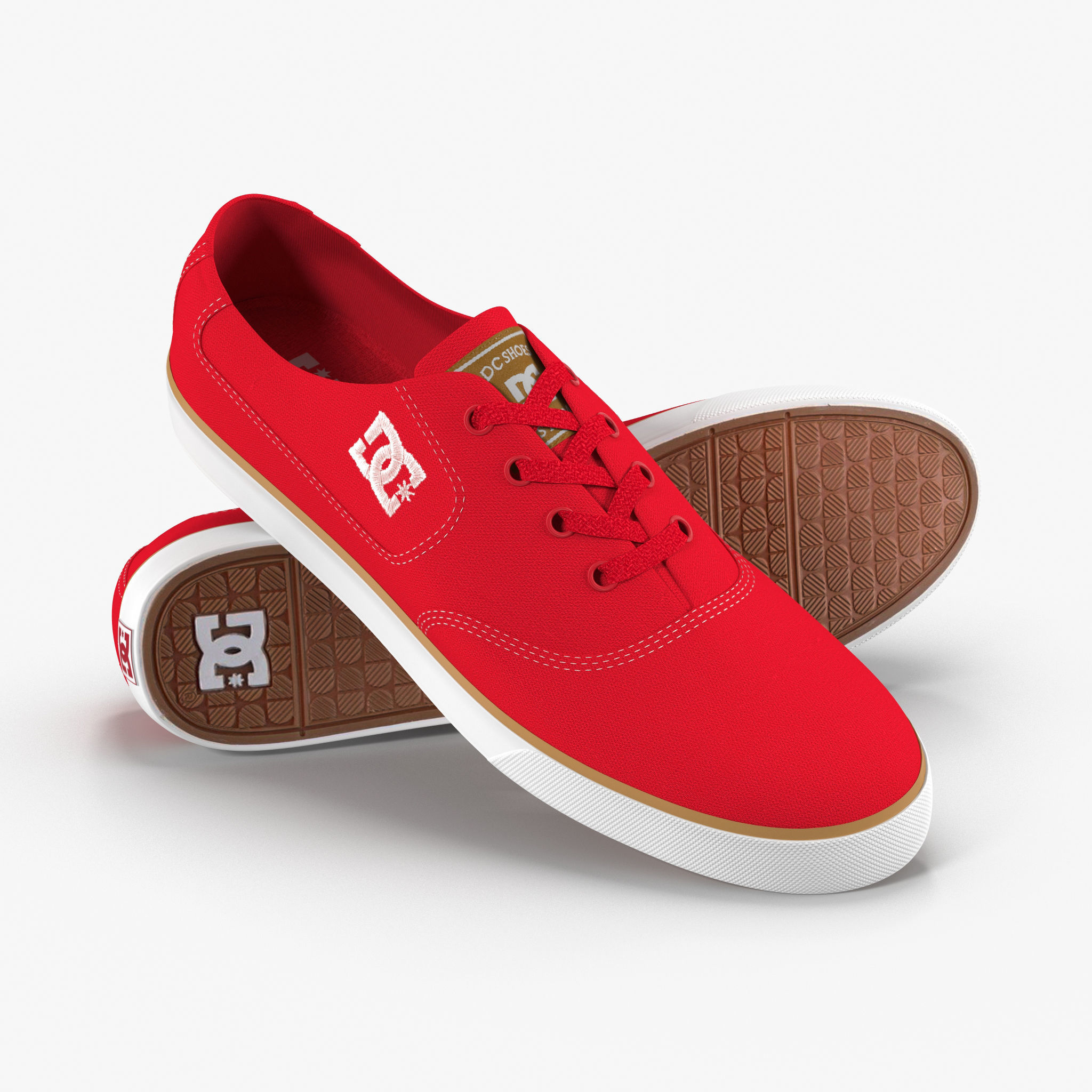 DC Shoes - Flash TX - 10 Colors Low-poly 3D model_68