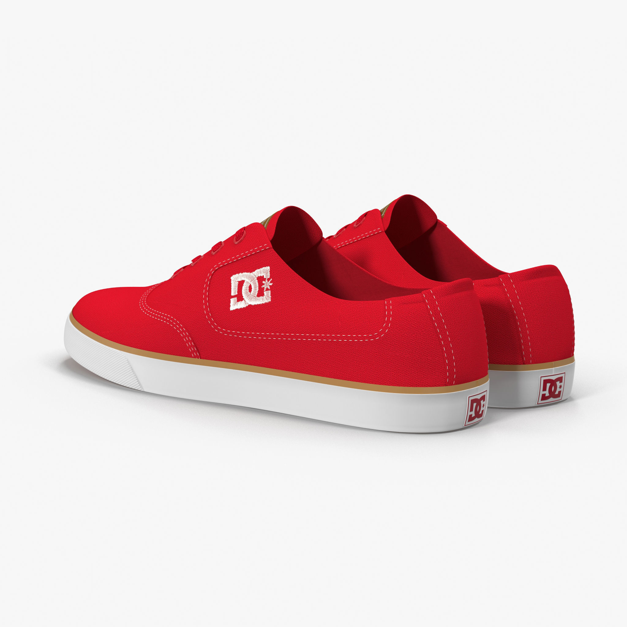 DC Shoes - Flash TX - 10 Colors Low-poly 3D model_70