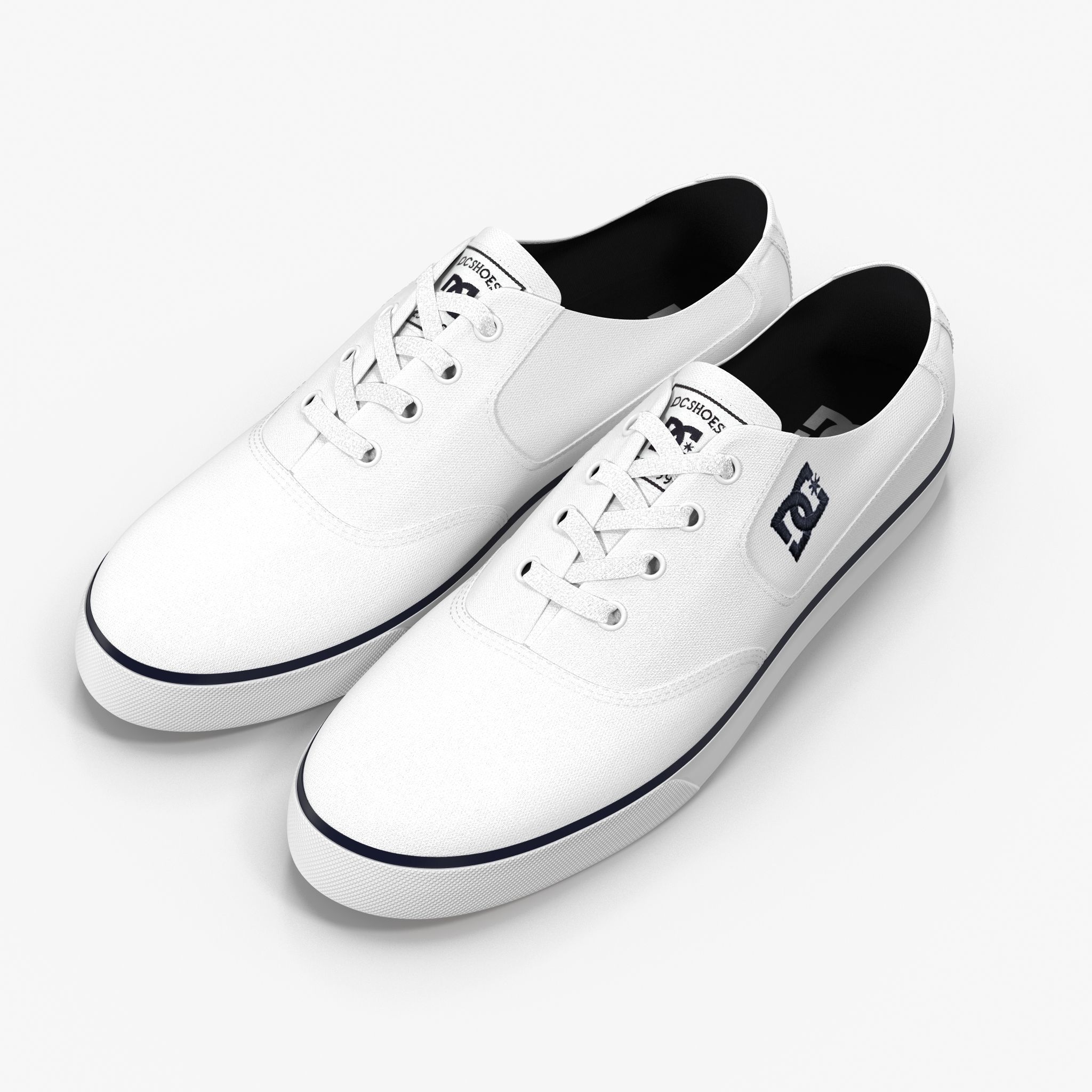 DC Shoes - Flash TX - 10 Colors Low-poly 3D model_87