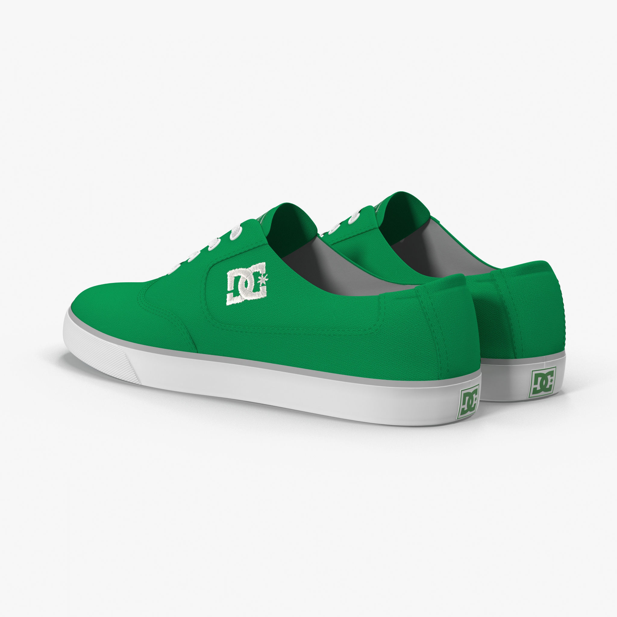 DC Shoes - Flash TX - 10 Colors Low-poly 3D model_43