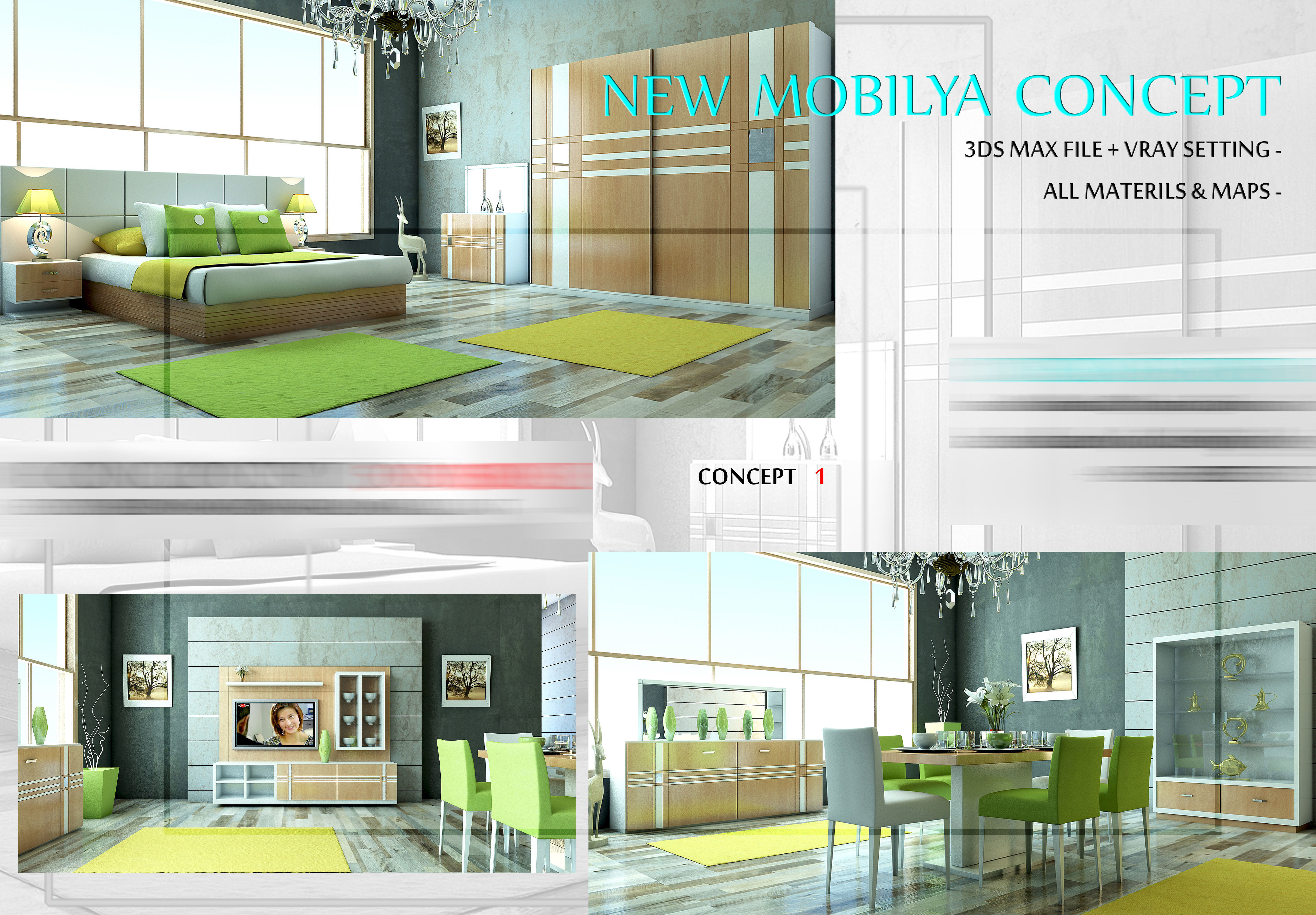 furniture concept 1 3D print model_3