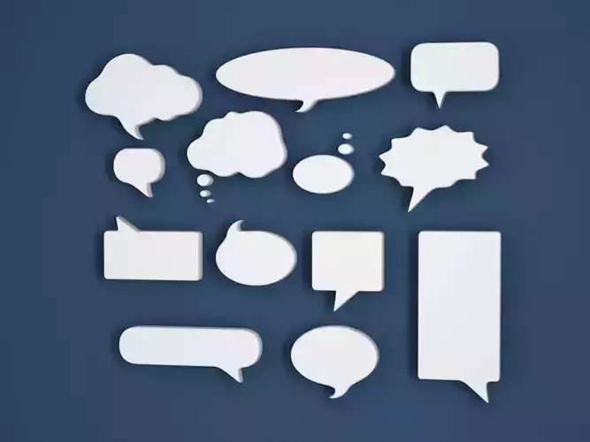 Speech Bubble Set 