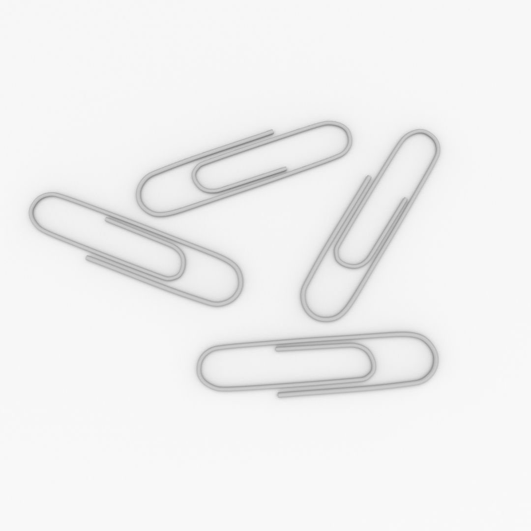 Paper Clip 3D model_3