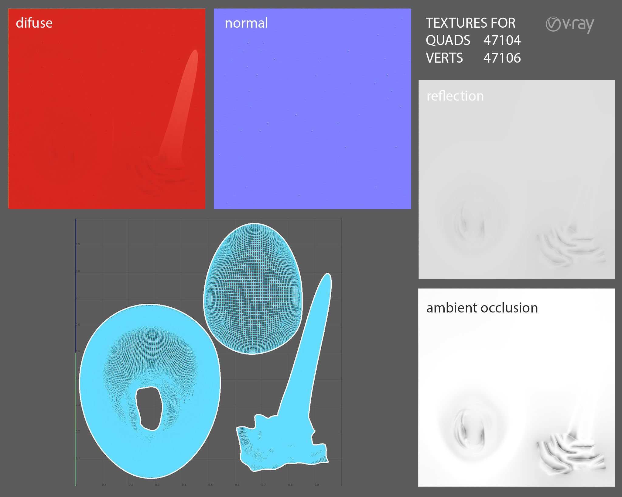 Flowing Paint Set 3D model_11