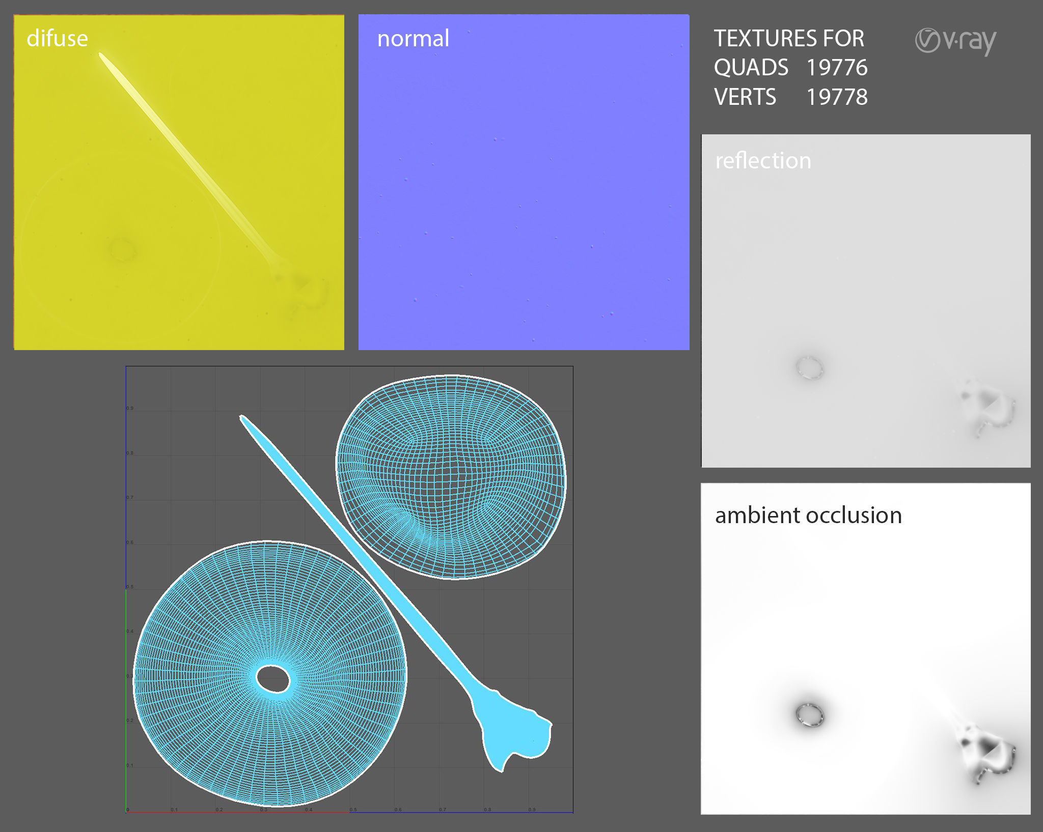 Flowing Paint Set 3D model_8