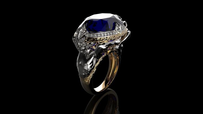 Atlantis Ring 3D print model