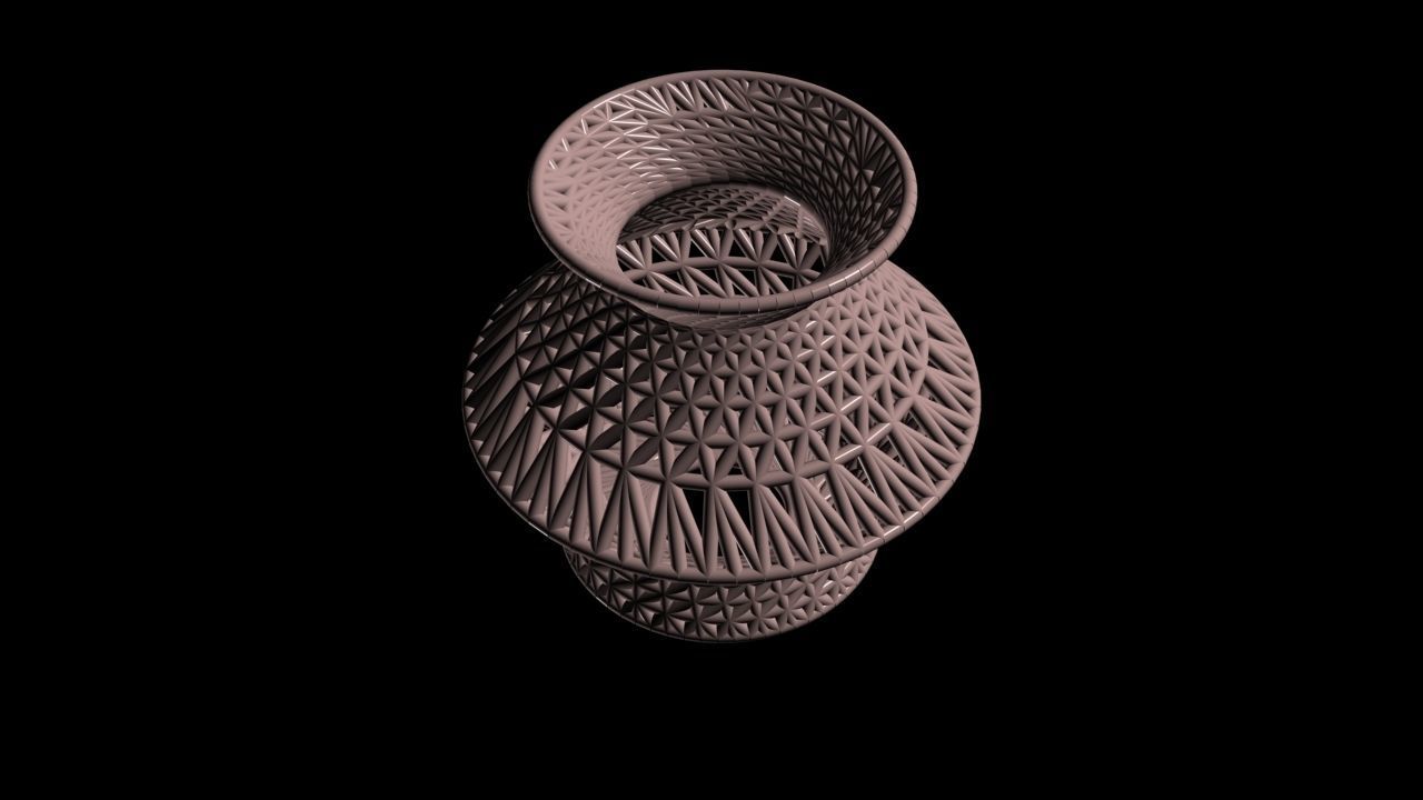 Bamboo Vase Free low-poly 3D model_1