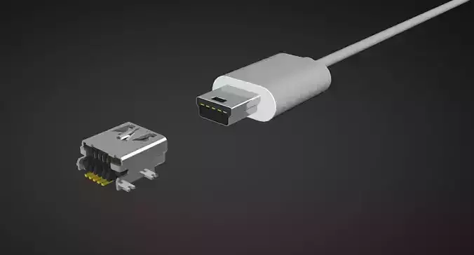 Mini usb Male and Female Connector