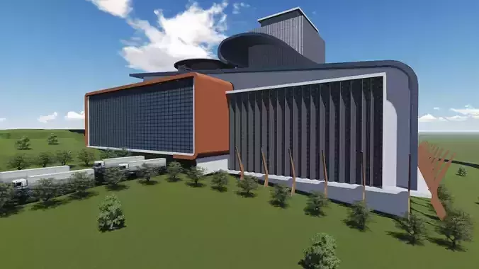 PRODUCTION THEATRE Low-poly 3D model