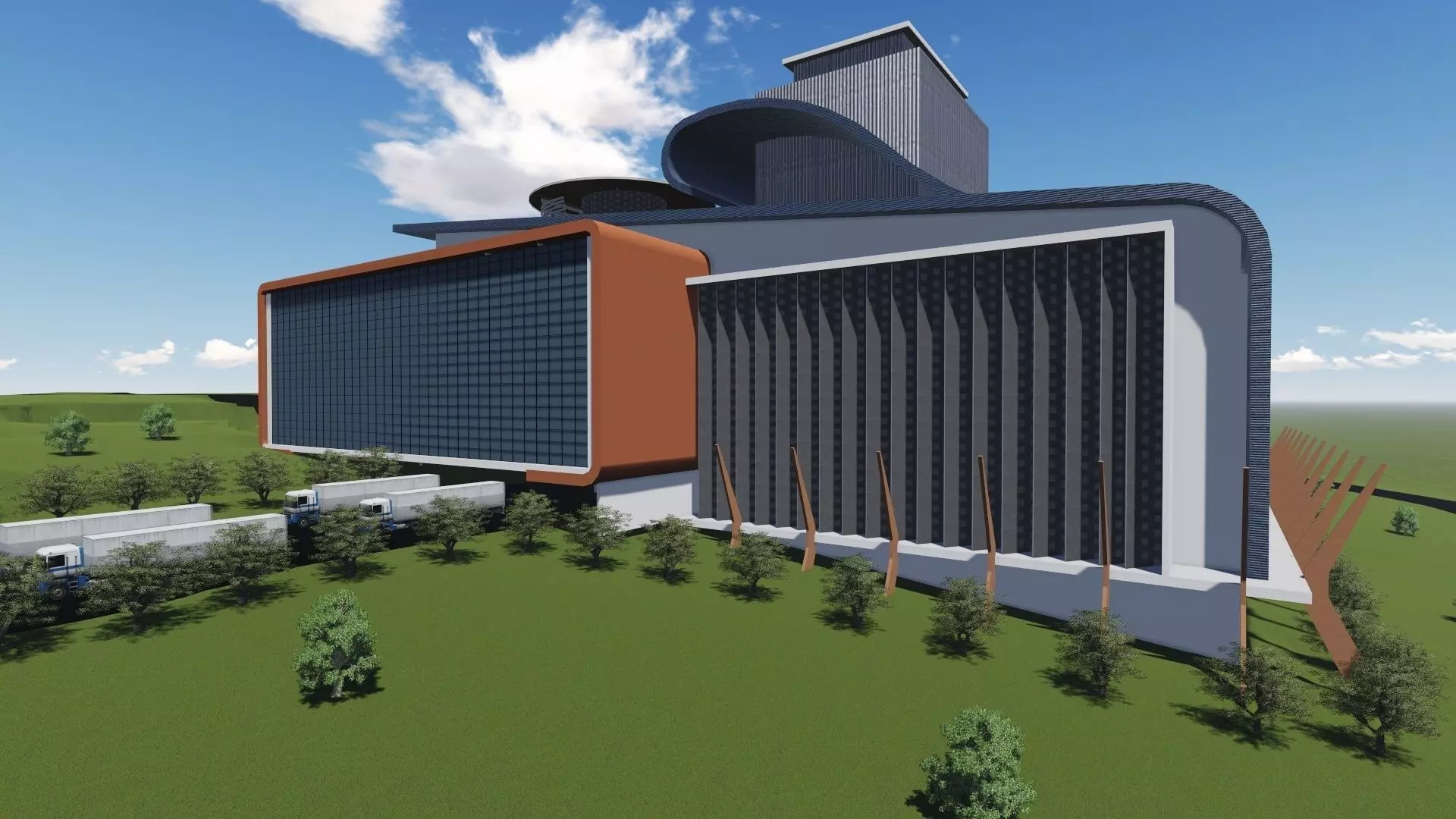 PRODUCTION THEATRE Low-poly 3D model_0