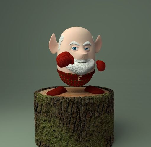 Christmas Elf Gnome 3D model