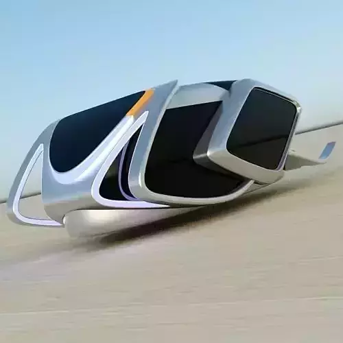 HoverBug futuristic vehicle 3D model