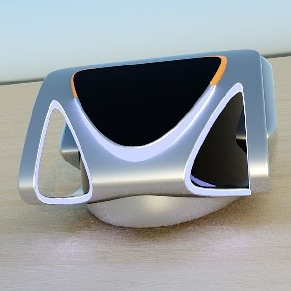 HoverBug futuristic vehicle 3D model_5