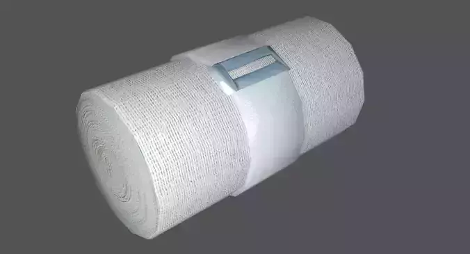 Elastic Bandage Low-poly 3D model