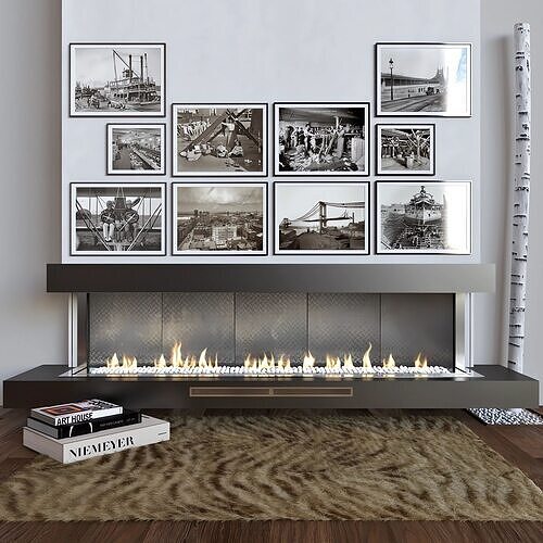 PLANIKA Valentino CS 01 with ANIMATED FIRE 3D model