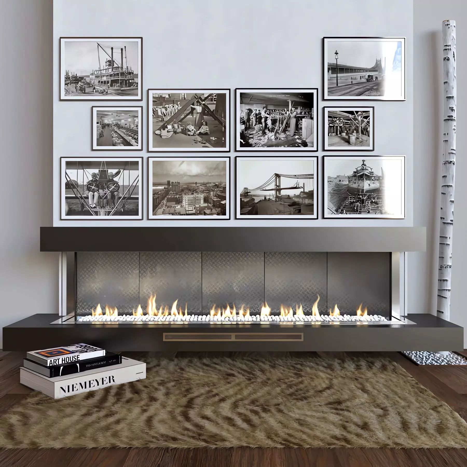 PLANIKA Valentino CS 01 with ANIMATED FIRE 3D model