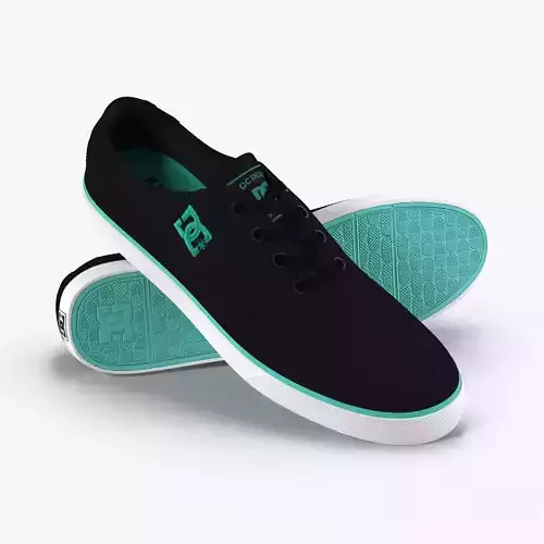 DC Shoes - Flash TX - Black-Turquoise