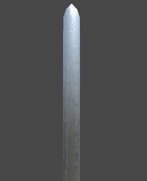 Two Hand Sword1 Low-poly 3D model_1