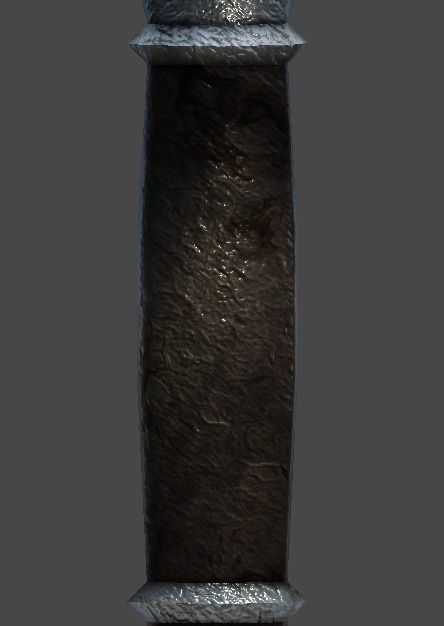 Two Hand Sword1 Low-poly 3D model_6