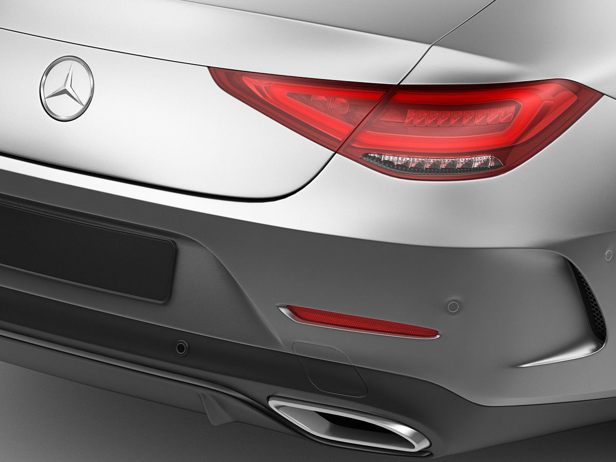 Mercedes-Benz CLS 2018 AMG line 3D model_4