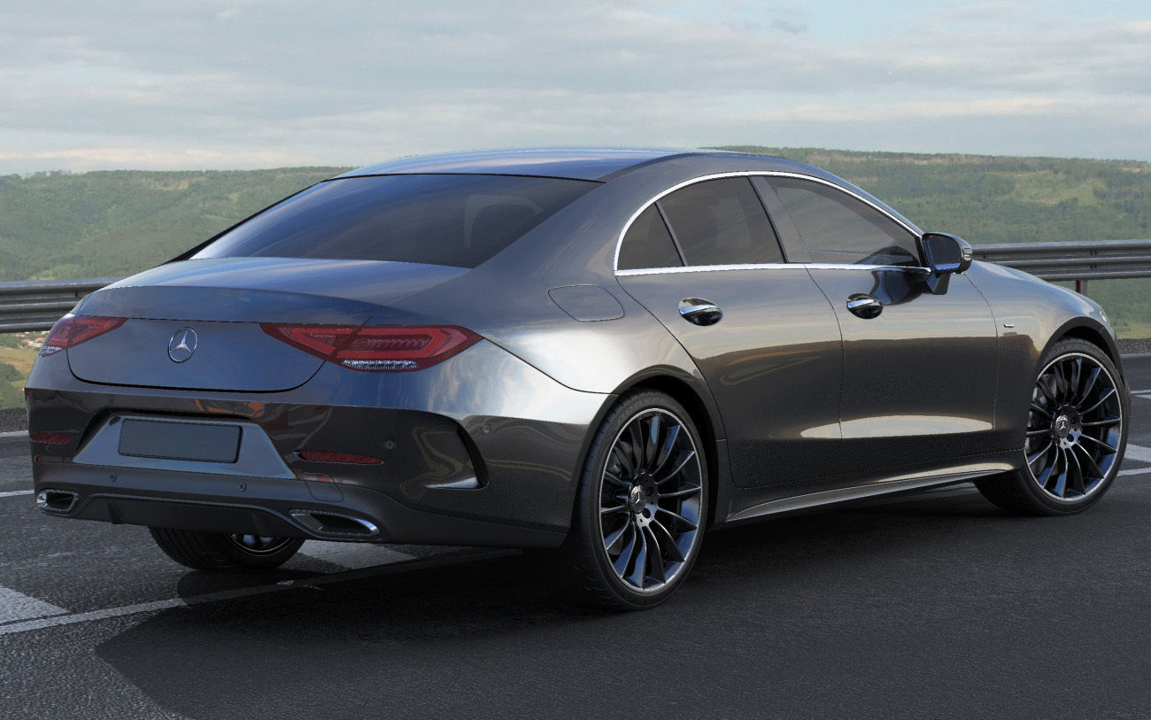 Mercedes-Benz CLS 2018 AMG line 3D model_15