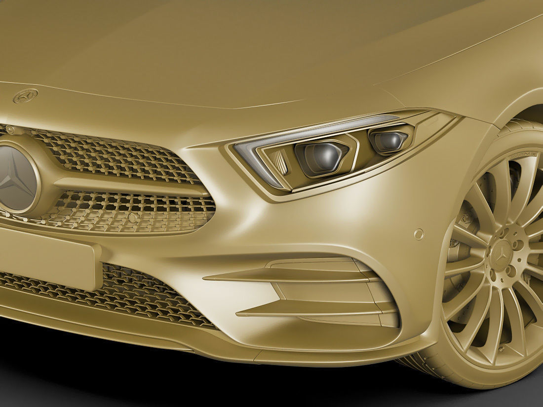 Mercedes-Benz CLS 2018 AMG line 3D model_18