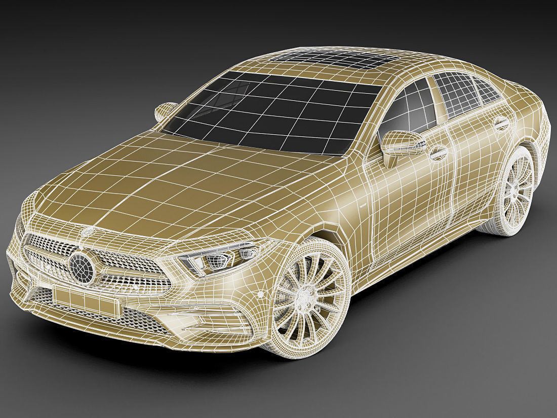Mercedes-Benz CLS 2018 AMG line 3D model_20