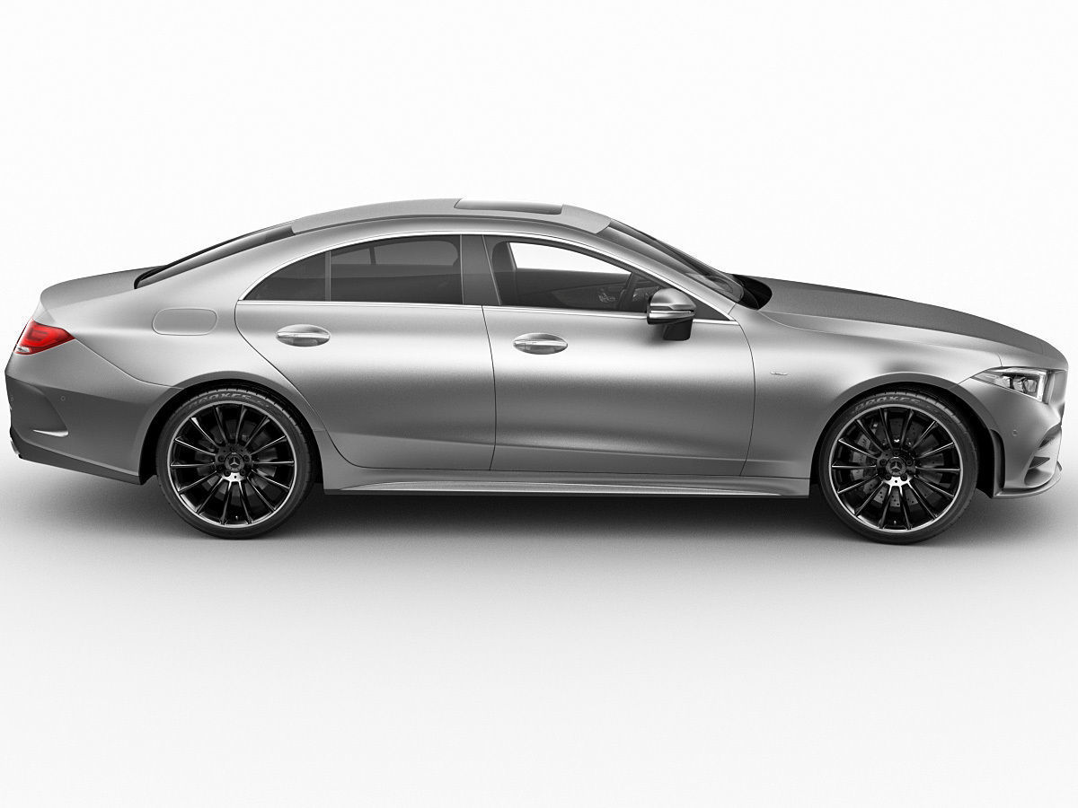 Mercedes-Benz CLS 2018 AMG line 3D model_2