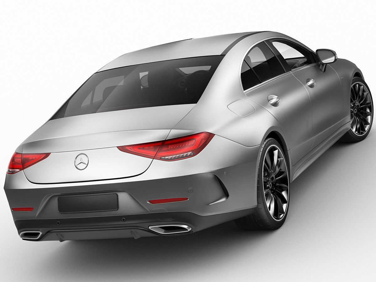 Mercedes-Benz CLS 2018 AMG line 3D model_1