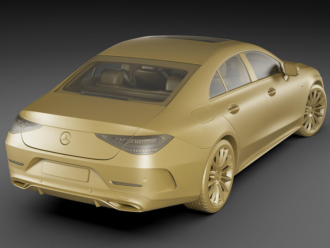 Mercedes-Benz CLS 2018 AMG line 3D model_17