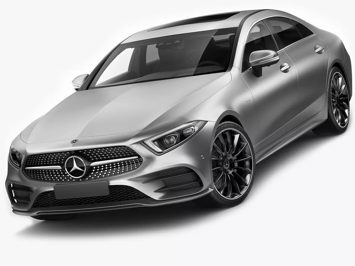 Mercedes-Benz CLS 2018 AMG line 3D model_0