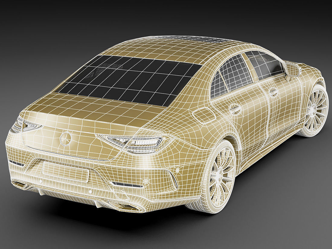 Mercedes-Benz CLS 2018 AMG line 3D model_21