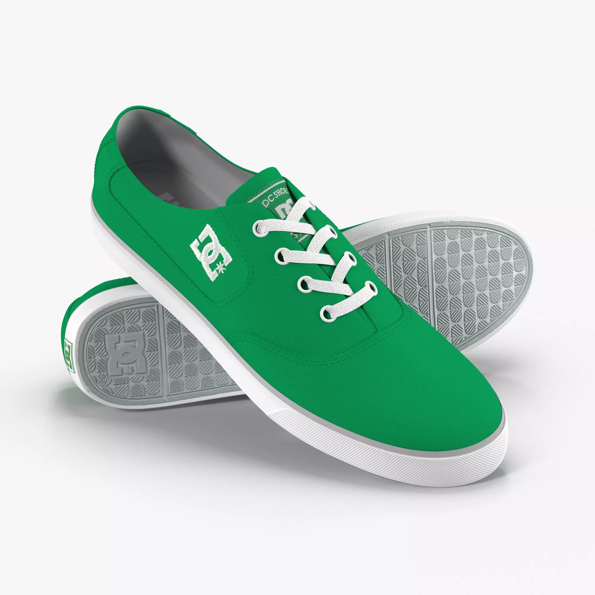 DC Shoes - Flash TX - Fern Low-poly 3D model_0