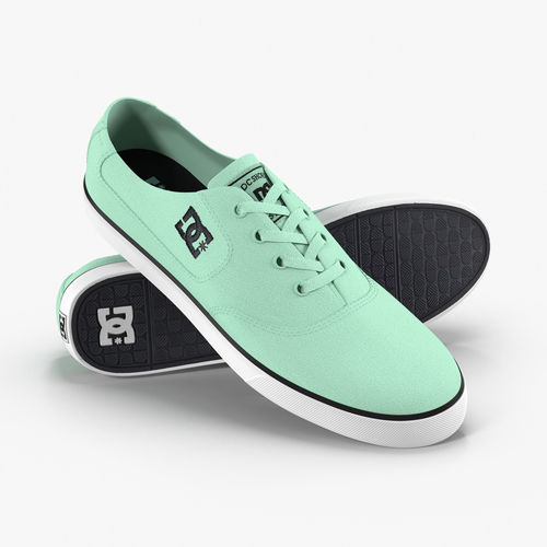 DC Shoes - Flash TX - Mint Low-poly 3D model