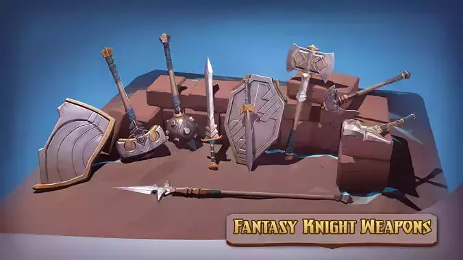 Fantasy Knight Weapons