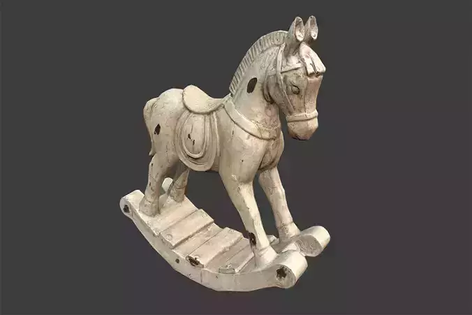 Decorative Horse Low-poly 3D model