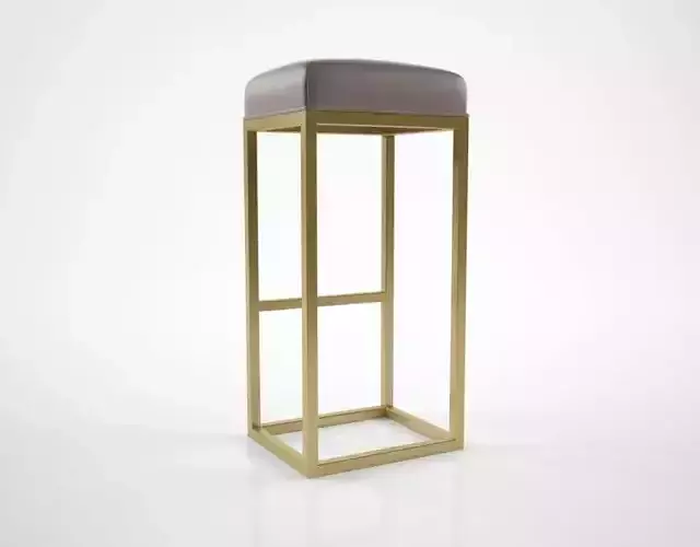 RHModern Reese leather bar stool