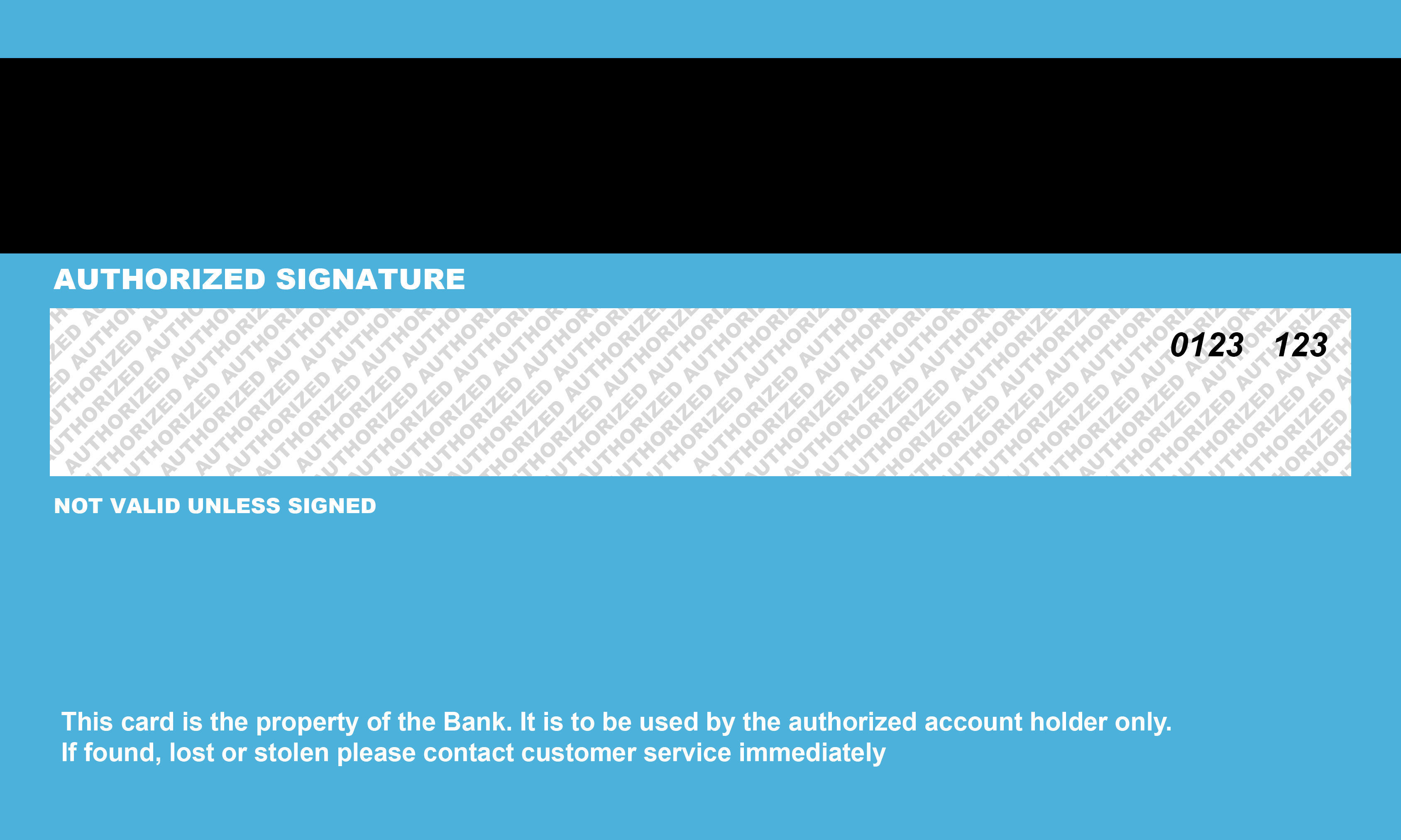 Generic credit card 3D model_5