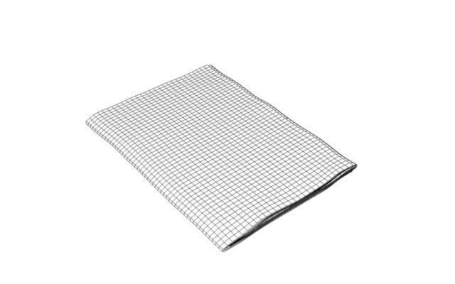 folded editable newspaper 3D model_5