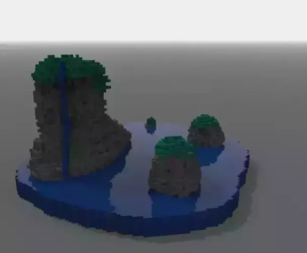 Cluster of islands from ireland