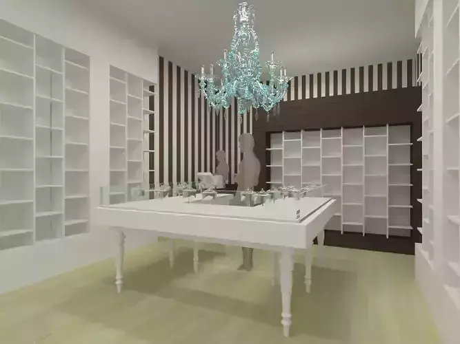 Shop counter U-shape