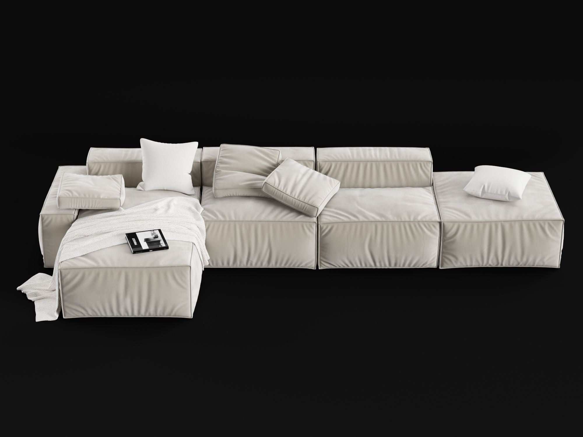 Bonaldo Peanut 3D model_2