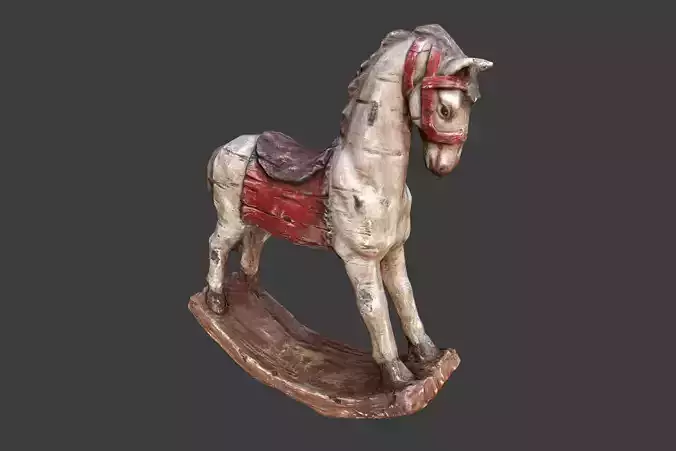 Decorative Horse Low-poly 3D model