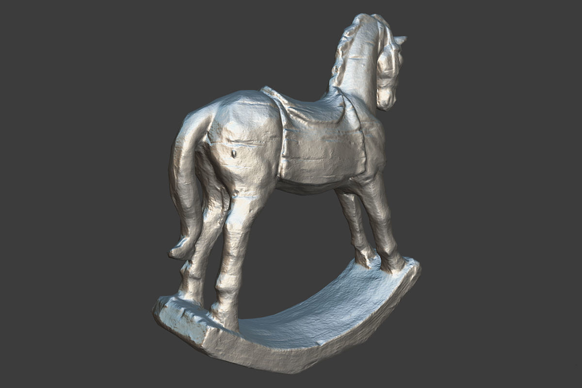 Decorative Horse Low-poly 3D model_6