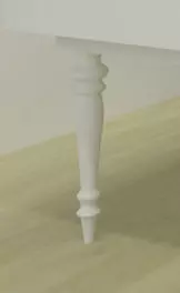 Classic table leg Free 3D model