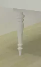 Classic table leg Free 3D model