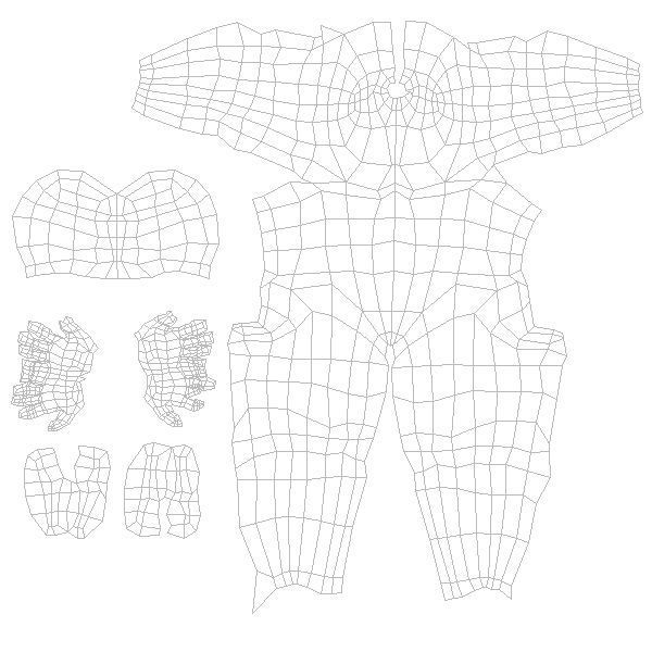 Male Base Mesh Low-poly 3D model_8