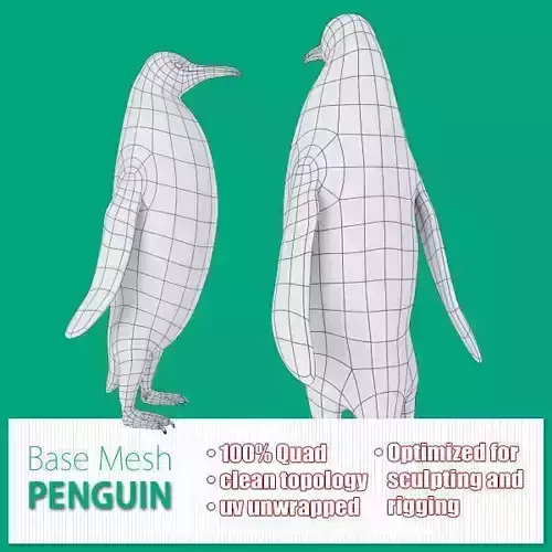 Penguin base mesh