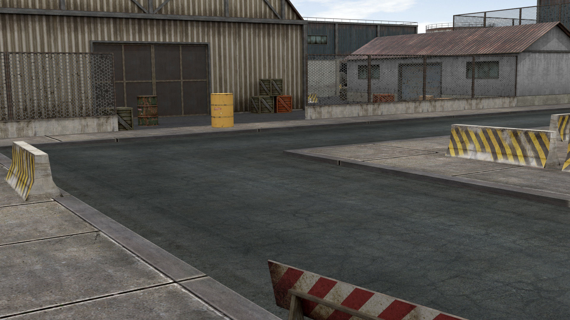 Industrial  Area - Scene Low-poly 3D model_17